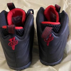 Red and black boy sneakers